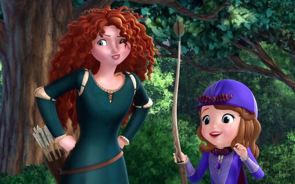 迪士尼动画～梅琳达公主的客串_哔哩哔哩 (゜-゜)つロ 干杯~-bilibili