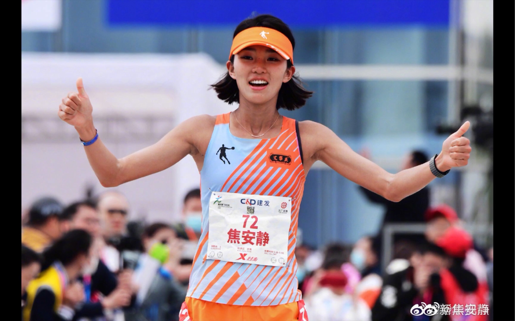 马拉松女神,一周双冠,恭喜焦安静_哔哩哔哩 (゜-゜)つロ 干杯~-bili