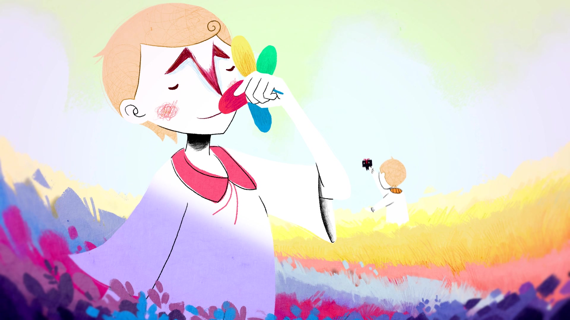 彩虹色花2017广美动画毕业设计