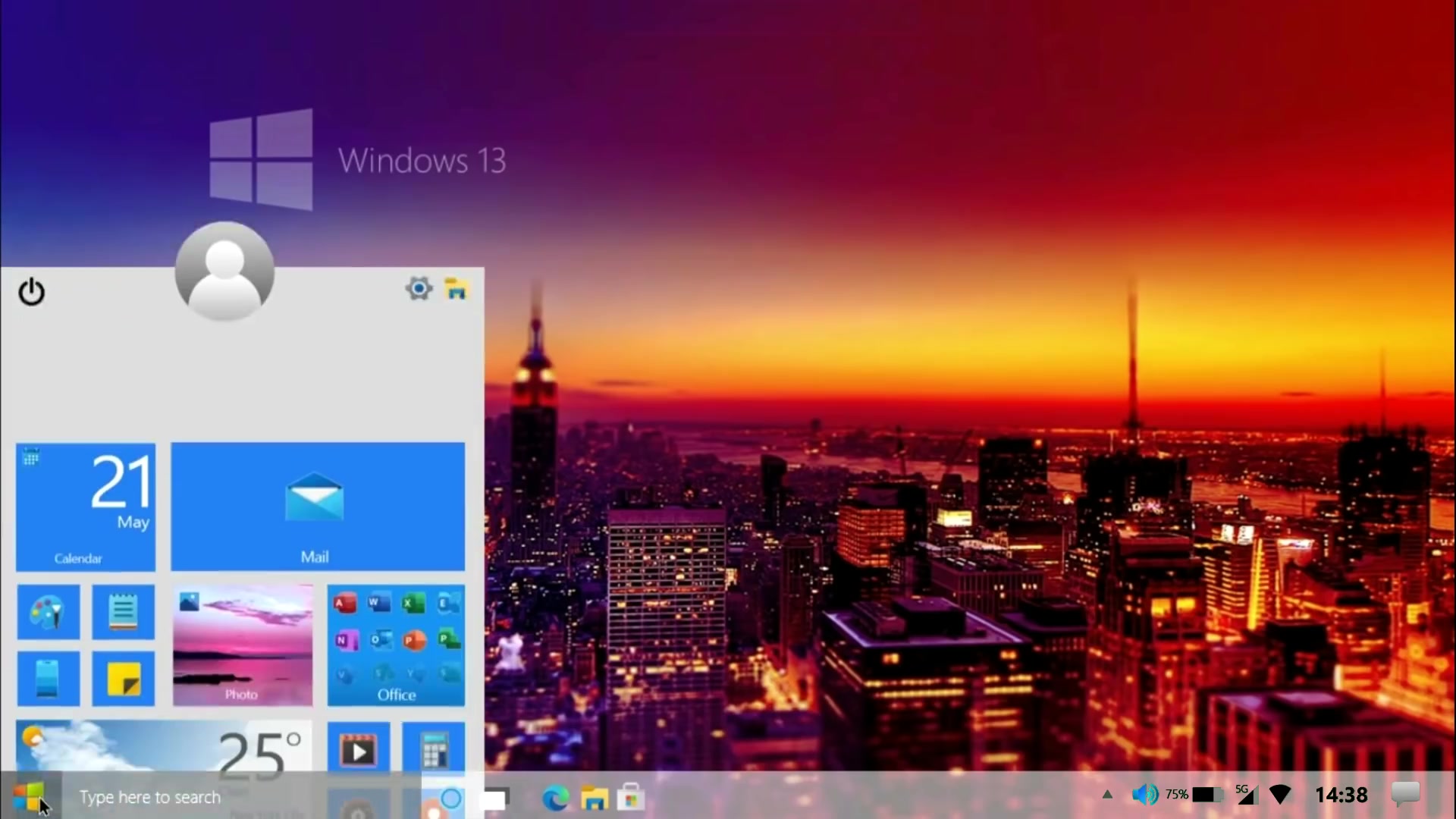 【微软 电脑】new windows 13 概念设计
