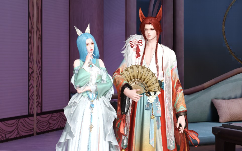 【天谕】司空望月同游~星月相皎洁