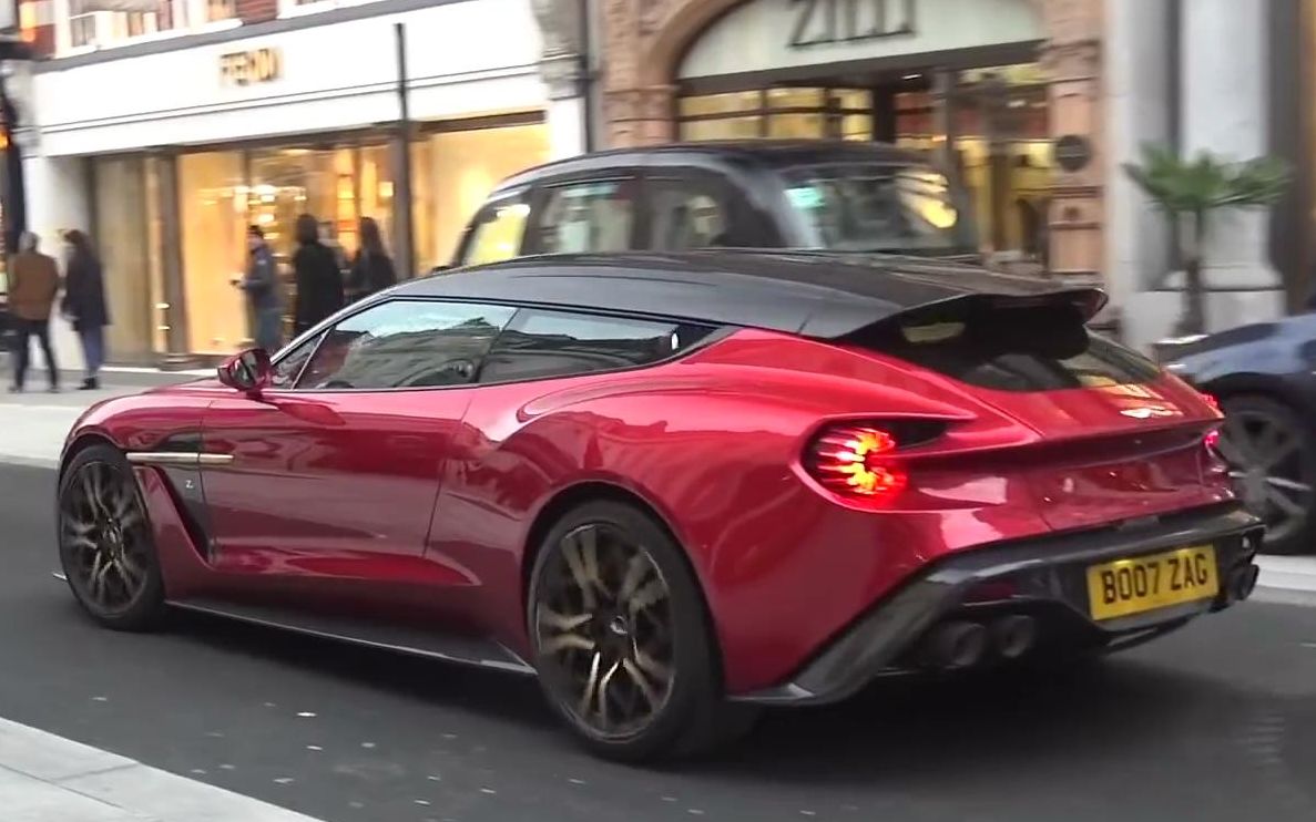 价值100万美元的猎装版【阿斯顿马丁 vanquish zagato】现身伦敦!