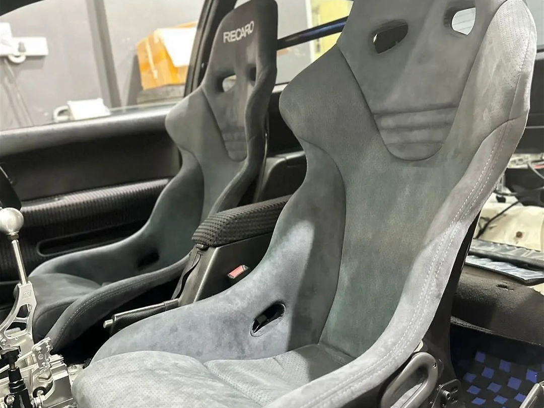 recaro rsg alcantara x honda civic eg6#recaro#recaro汽车座椅