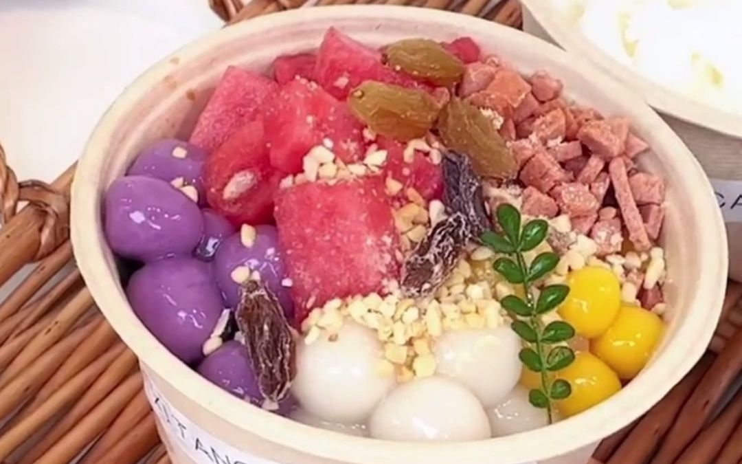 网红冰汤圆录音广告词设计