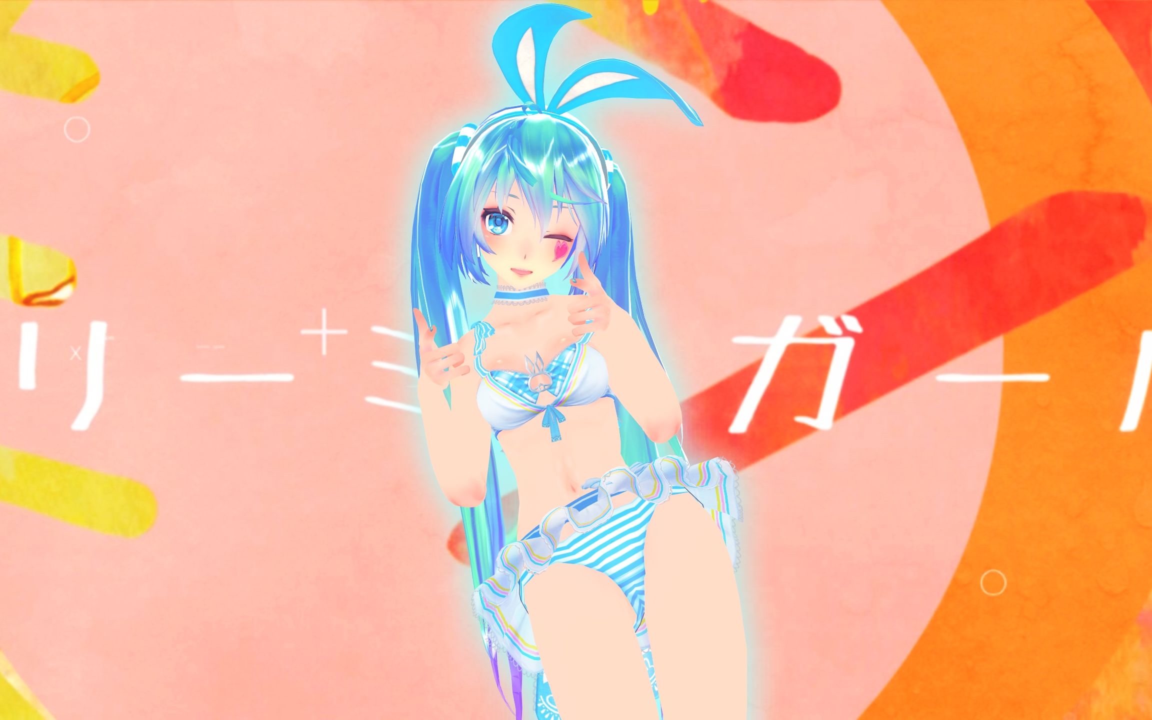 tda泳装初音pv风原味胖次summertime