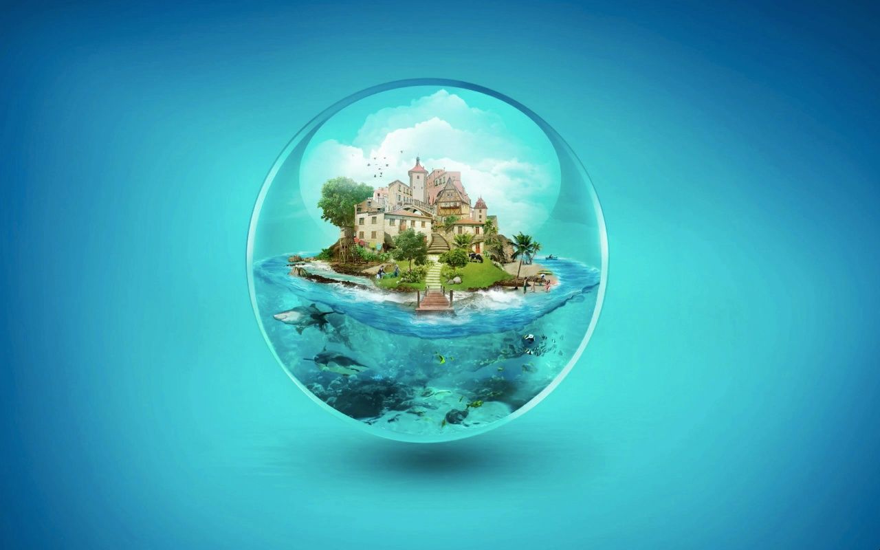 小球上的微观世界mac动态壁纸,动态锁屏,屏保,iwall 和 isaver