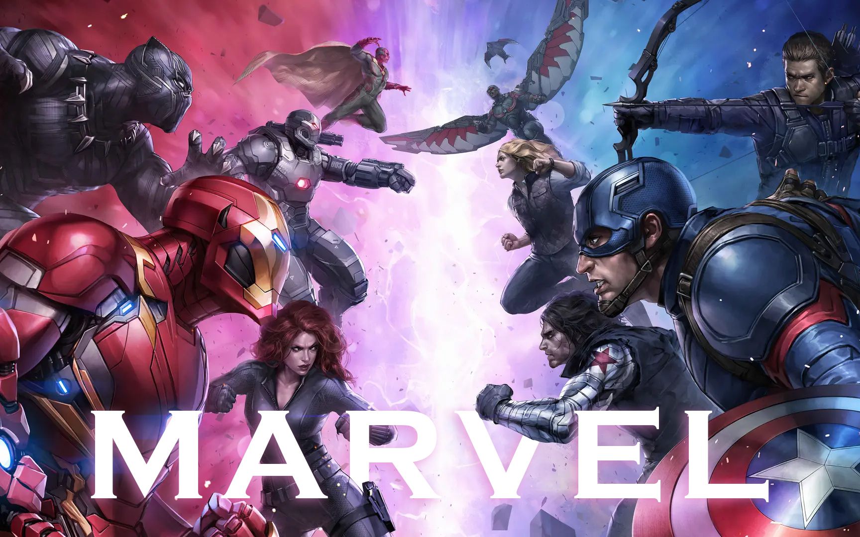 【1080p/漫威混剪/衔接踩点向】那些年你粉过的marvel英雄!