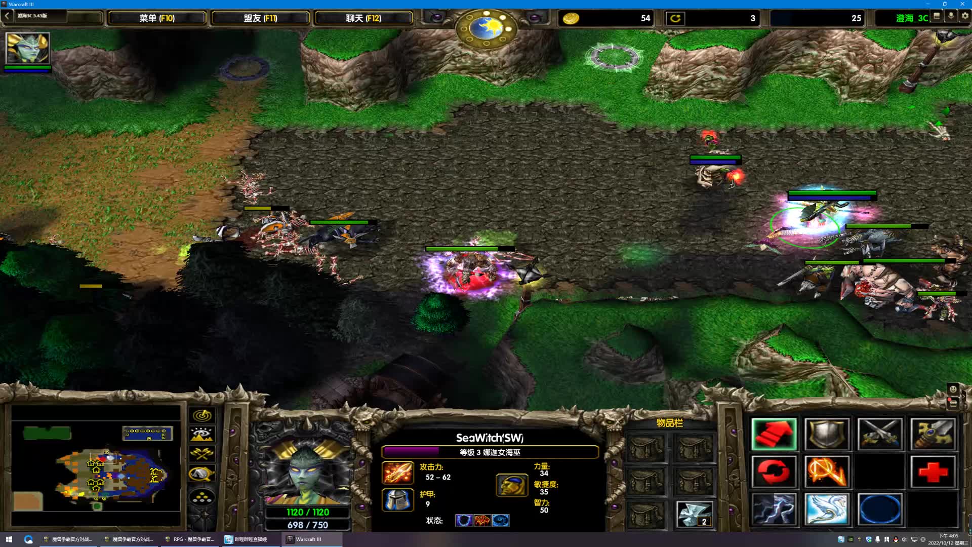 【澄海3c】为什么都喜欢开局卡兵线啊?