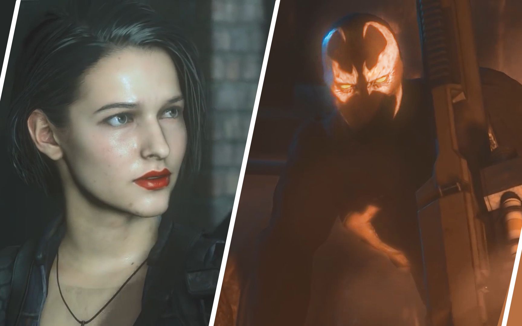 生化危机3重制版吉尔纳米战斗服与再生侠战斗名场面