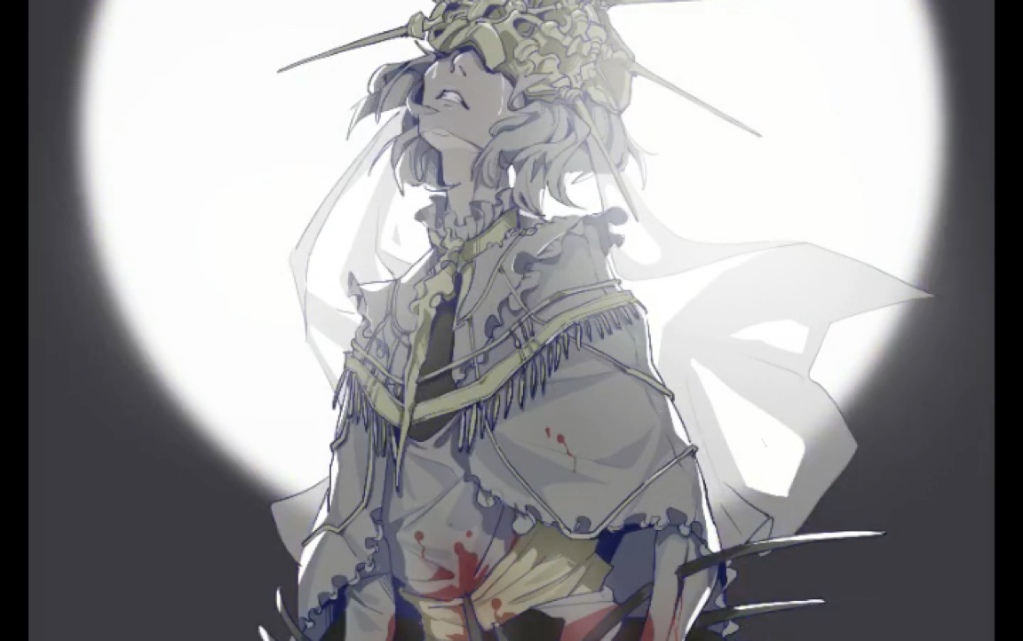 【procreate】黑暗之魂 吞噬神明的埃尔德里奇 同人图绘制过程_哔哩