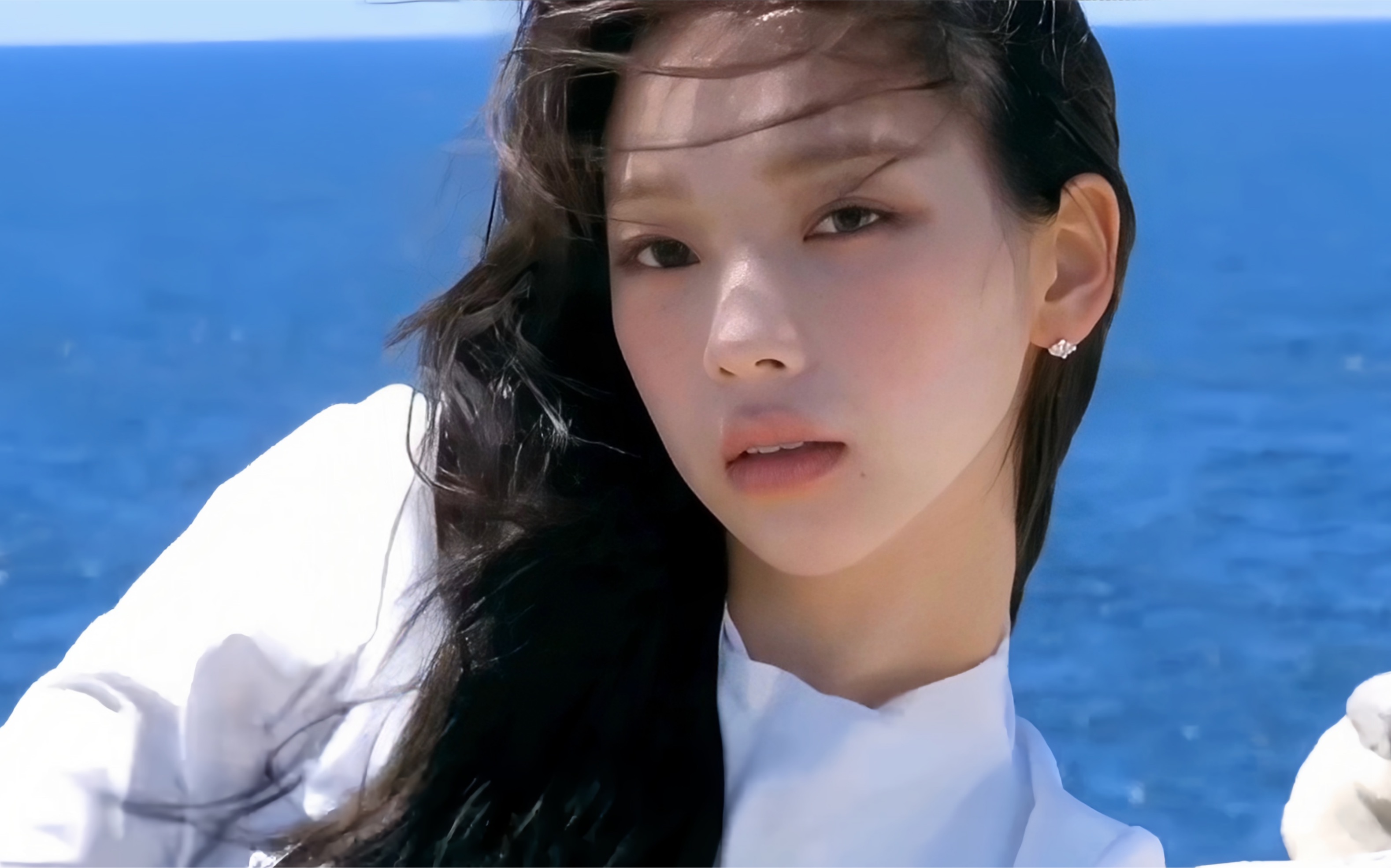 4k 柳智敏海边拍摄花絮 横版