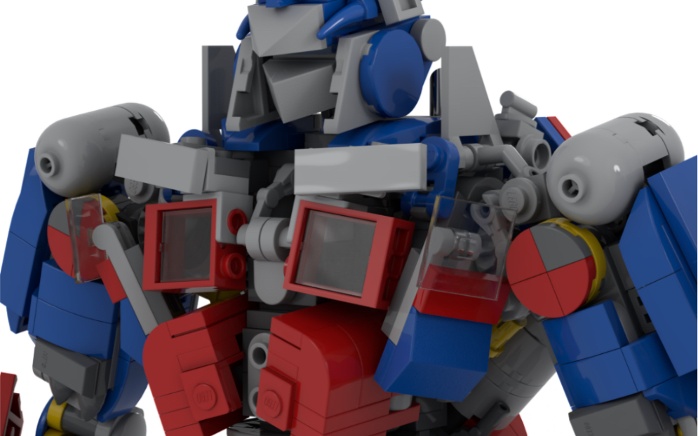 乐高积木moc擎天柱v2.0(新版本)