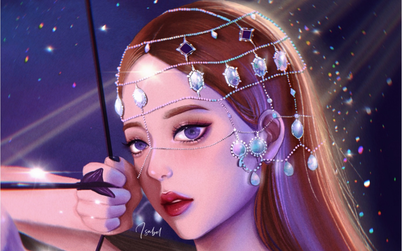 绘画过程blackpink金智秀