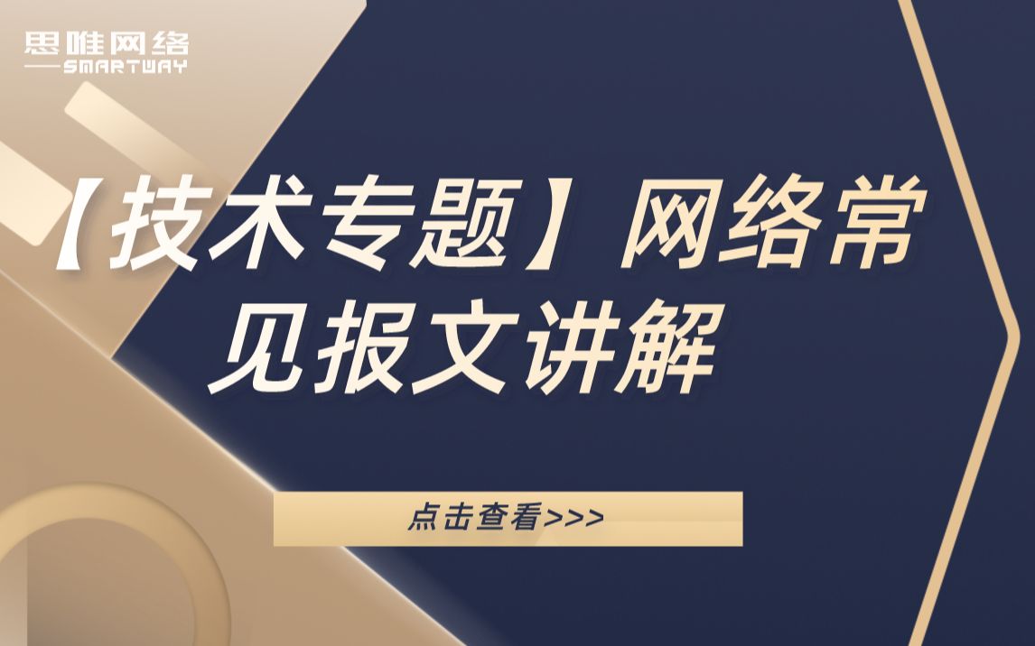 【技术专题】网络常见报文讲解哔哩哔哩bilibili