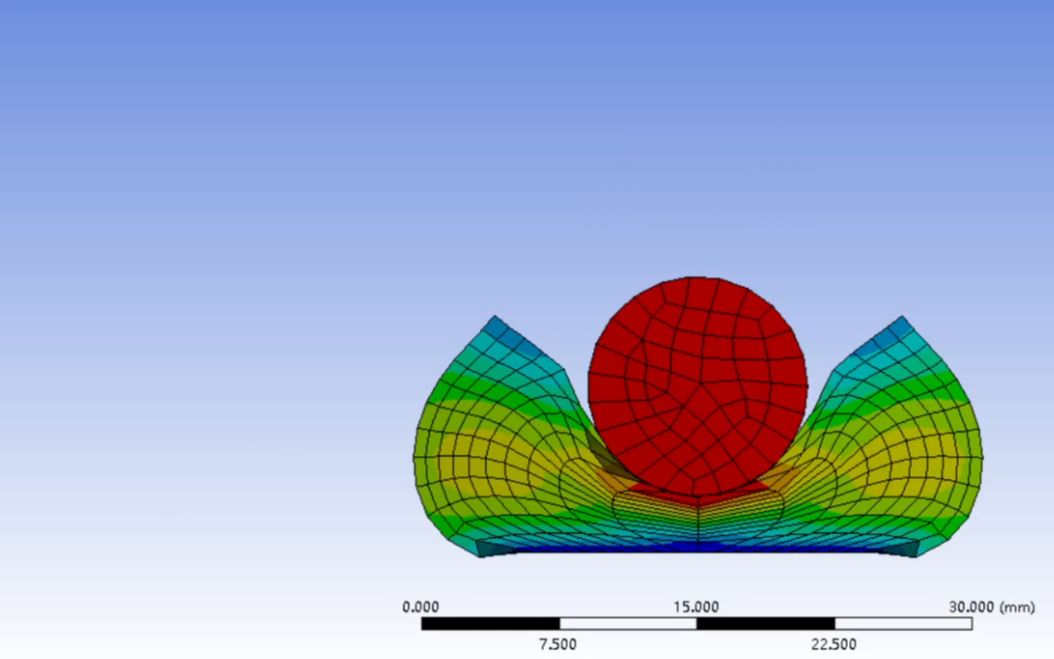 [图]ANSYS Workbench 有限元分析实例详解 第五章 5.1.2超弹性材料本构分析实例