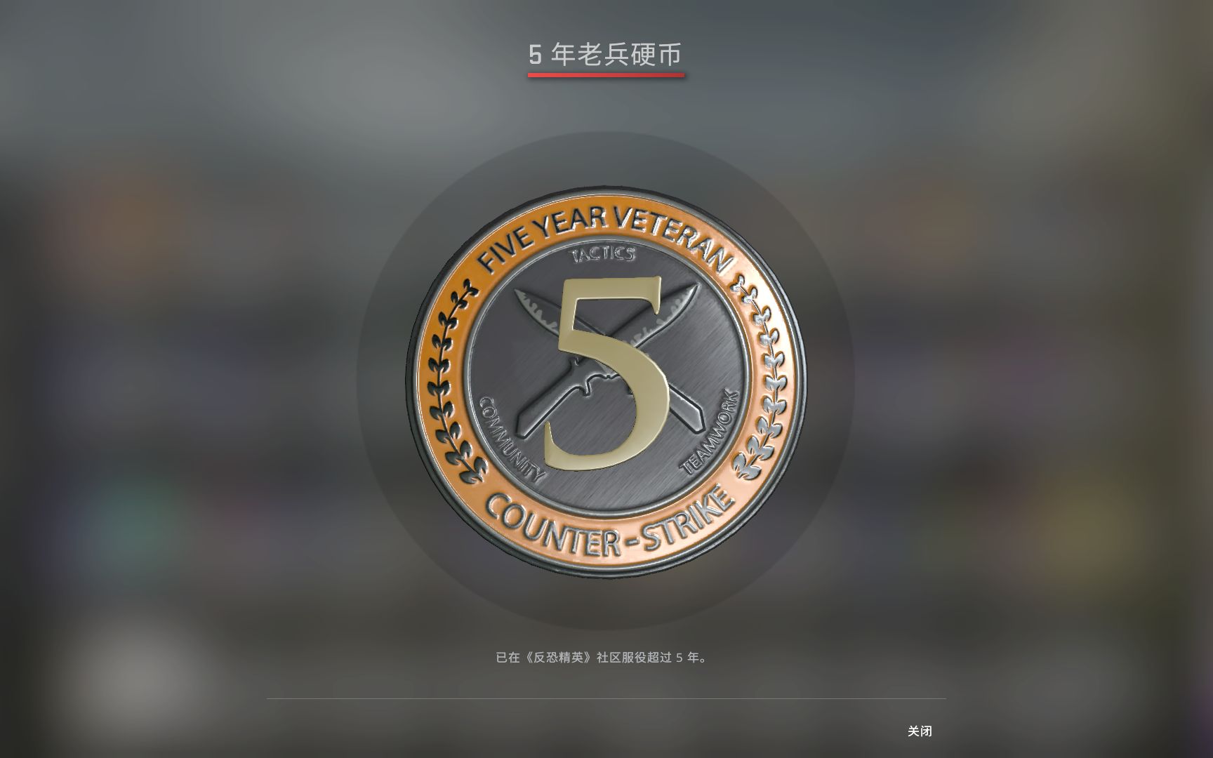 csgo忠诚徽章图片