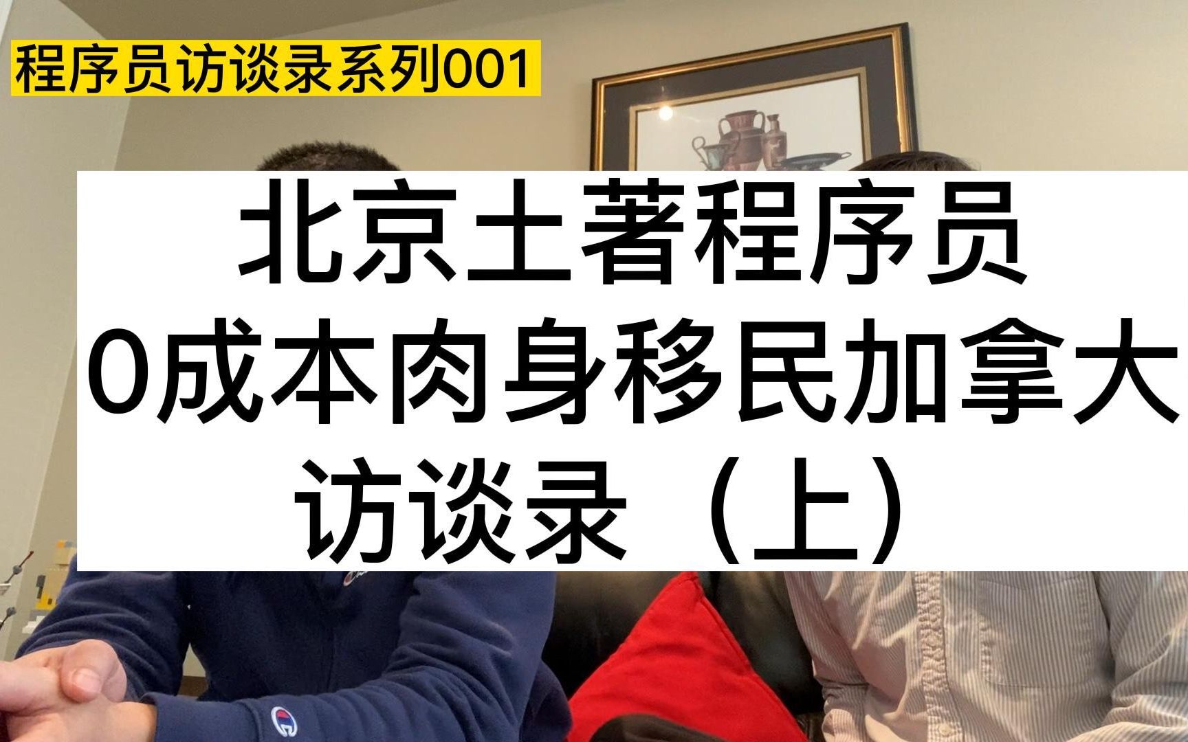 北京土著程序员,0成本肉身移民加拿大访谈录(上)哔哩哔哩bilibili