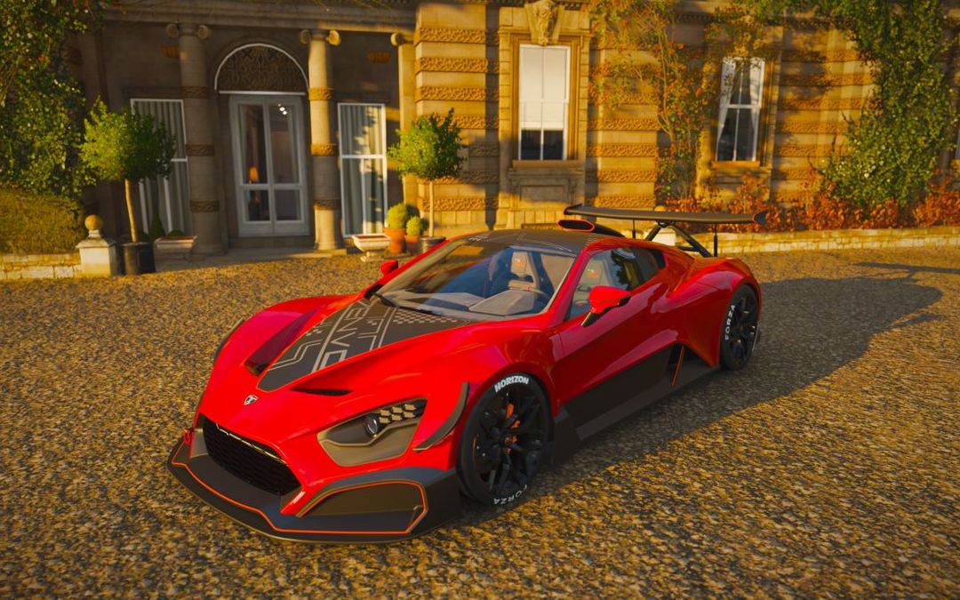 地平线4 zenvo tsr-s 我好喜欢这个动态尾翼啊