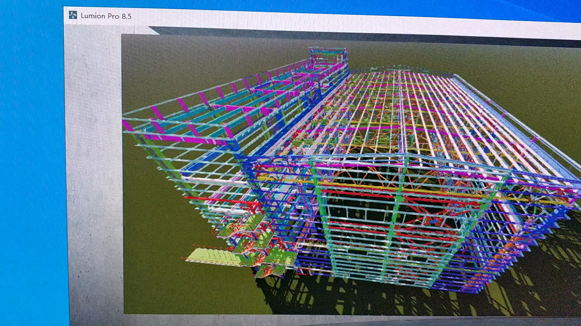 钢结构框架厂房和煤棚tekla建模加工图纸哔哩哔哩bilibili