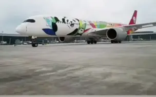 Video herunterladen: 成都天府国际机场6月27日正式投运 ，四川航空“熊二”A350将执行首飞！这憨态可爱的外形，真是越看越爱！#成都天府机场投运#