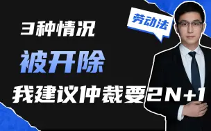 下载视频: 在三种情况下公司解除你 我建议你仲裁的时候 要2N+1