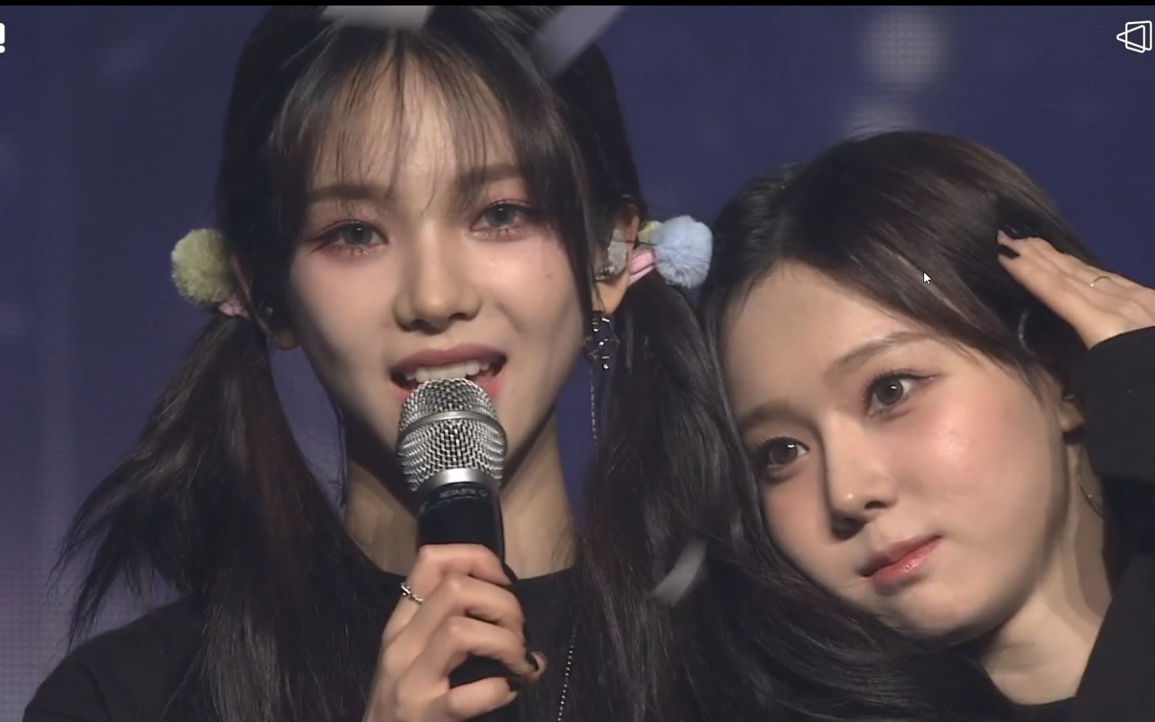 aespa 演唱会d2 金玟庭和柳智敏在放闪吗