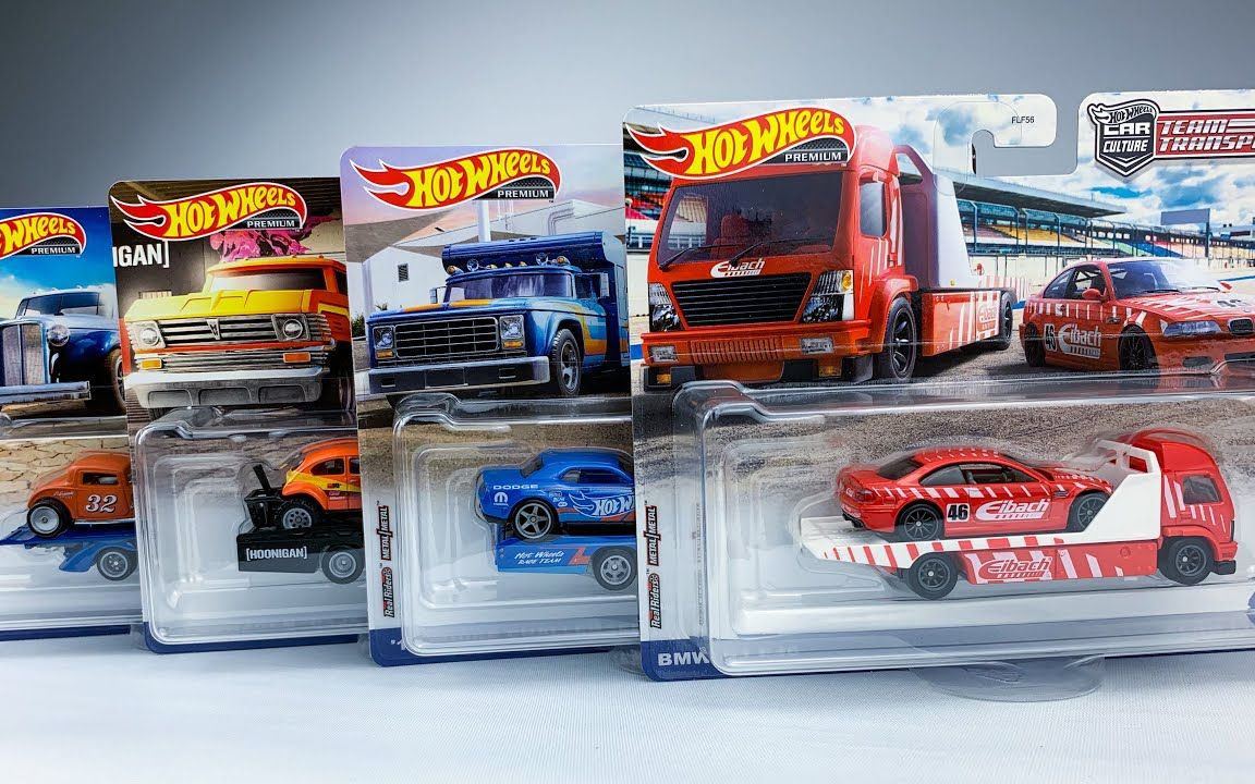 开箱风火轮hotwheels2021运输车队teamtransportdashl