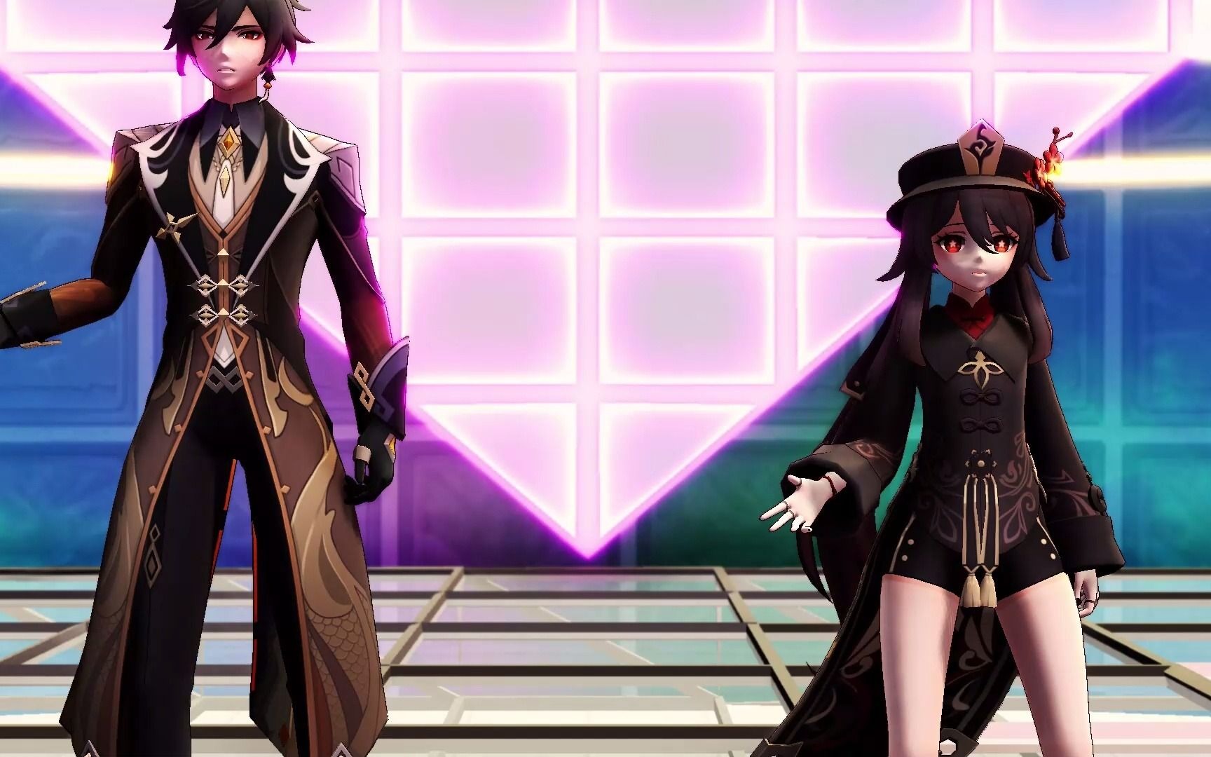 【原神】钟离 胡桃 父女局-chocolate cream