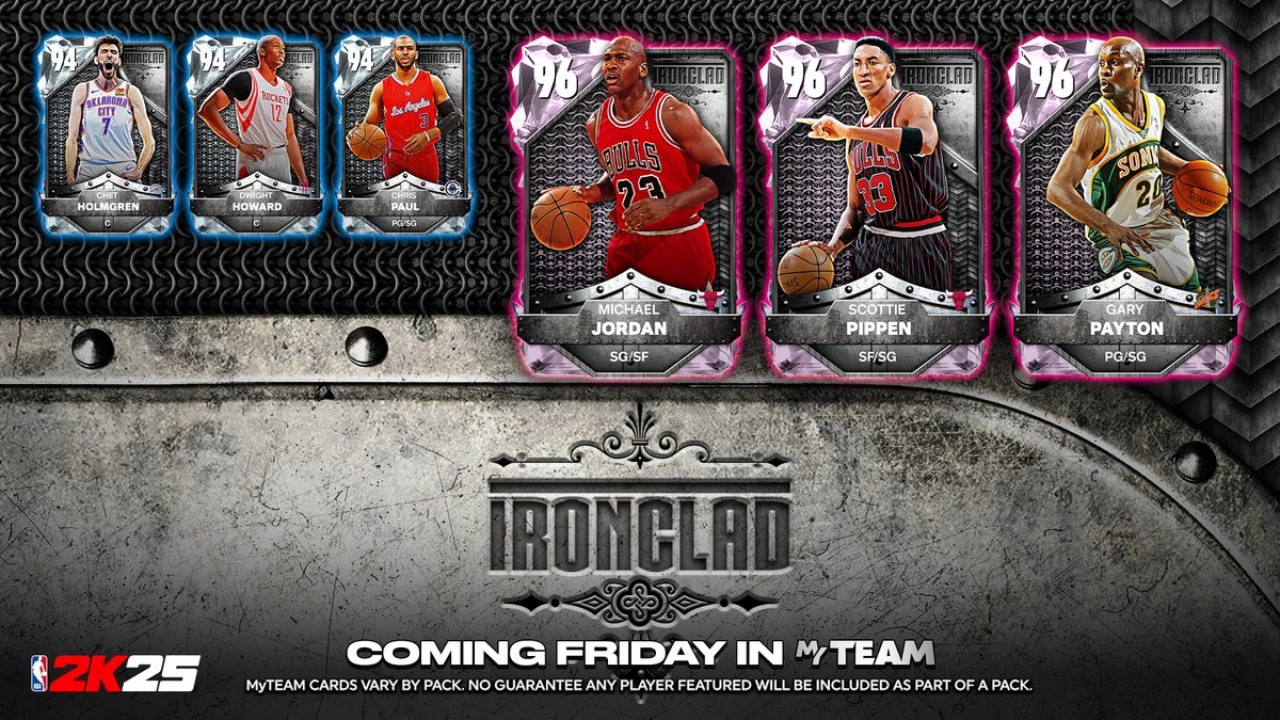 NBA2K25新卡包!IRONCLAD卡包!哔哩哔哩bilibili