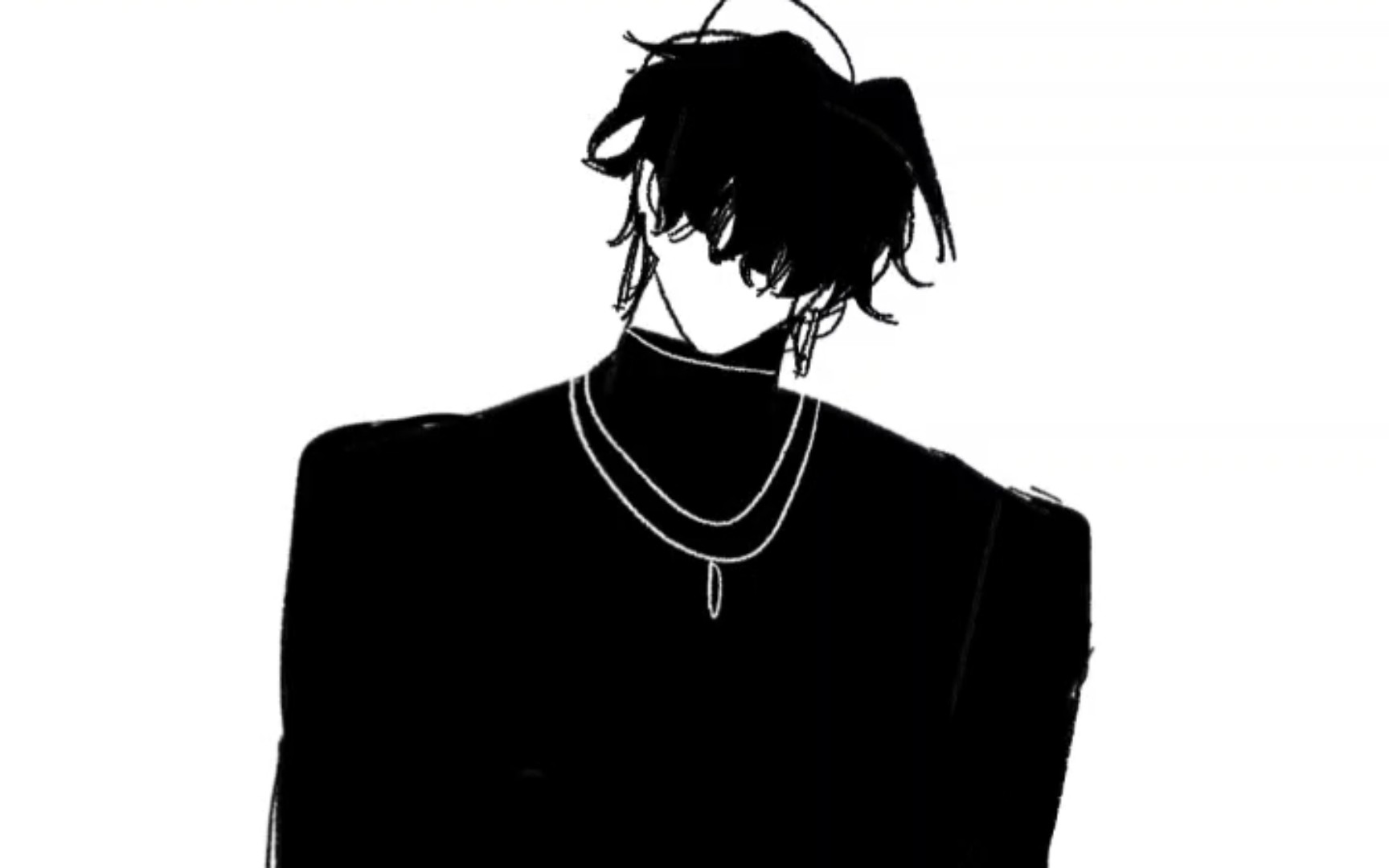 「绘画过程」把刘海掀起来就很帅的类型