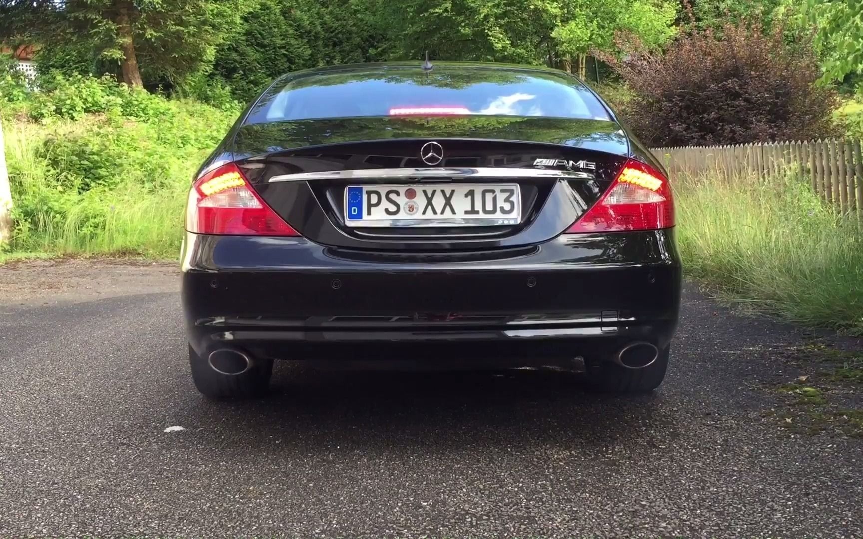 奔驰cls350w219原厂排气声浪1