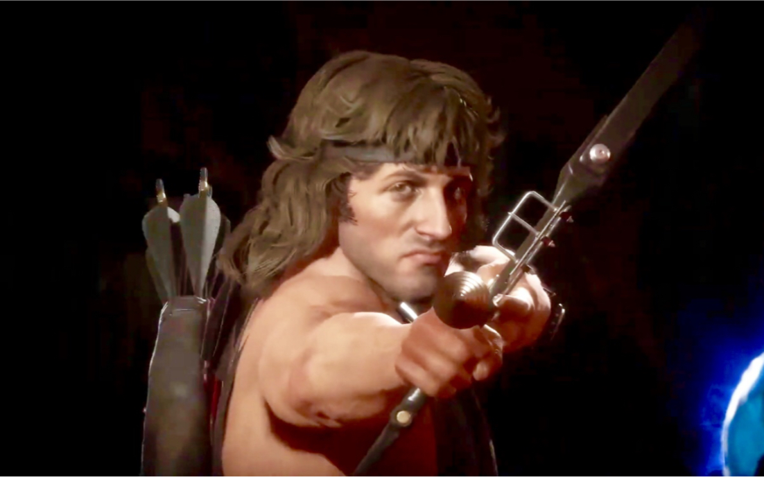 【mk11】兰博 实机演示直播录像(真人快打11 kombat kast)