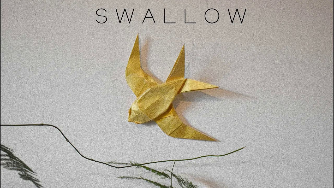 燕子折纸教程 origami