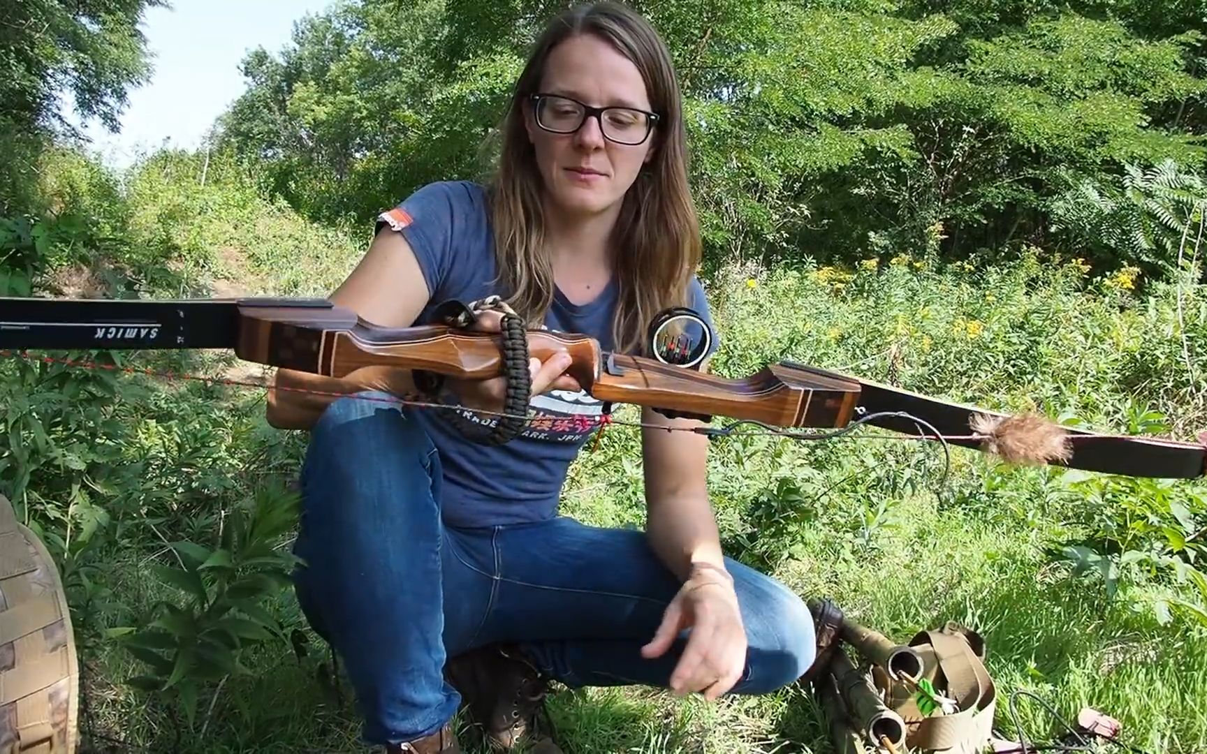 美猎塑料箭台拉线窥孔五针瞄腕绳d环撒放器何方妖孽