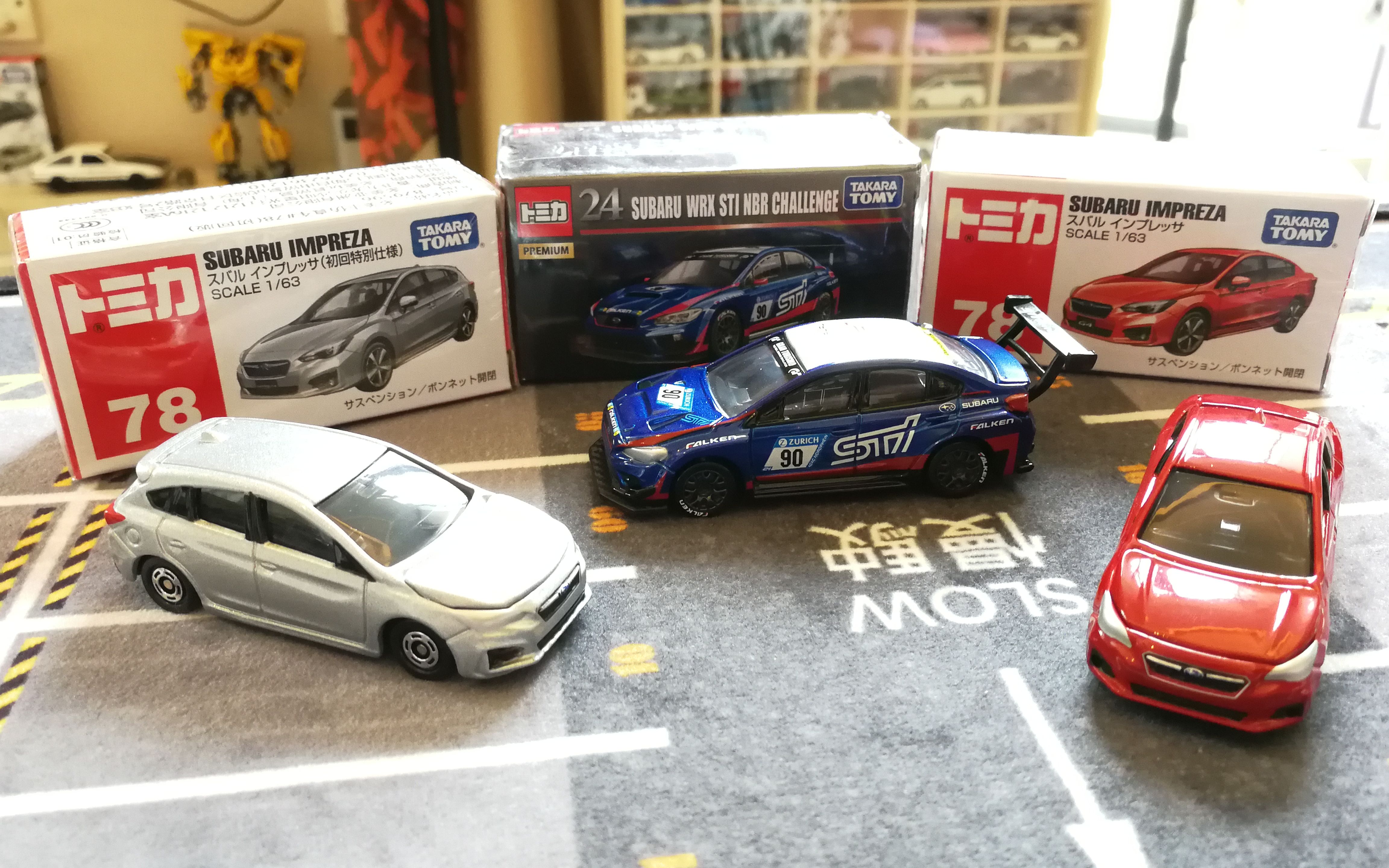 多美卡红白盒78subaruimpreza初回版毫无节操可言的民用版让拉力冠军