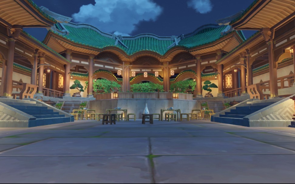 【原神·尘歌壶】给云先生的小戏台 倒放教程(需要