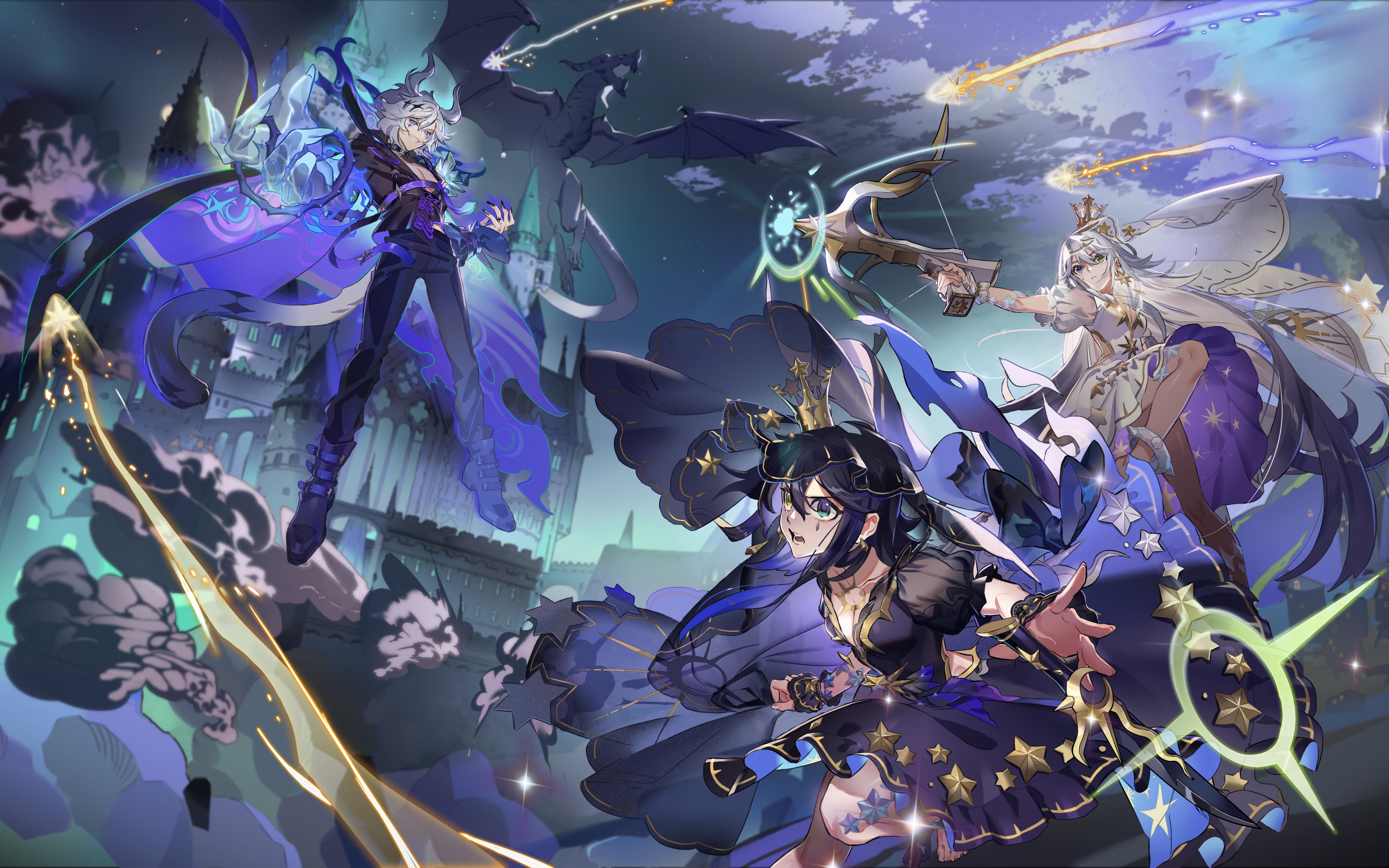 《非人学园》黑白无常【星月祭司】学园星战时装来袭!