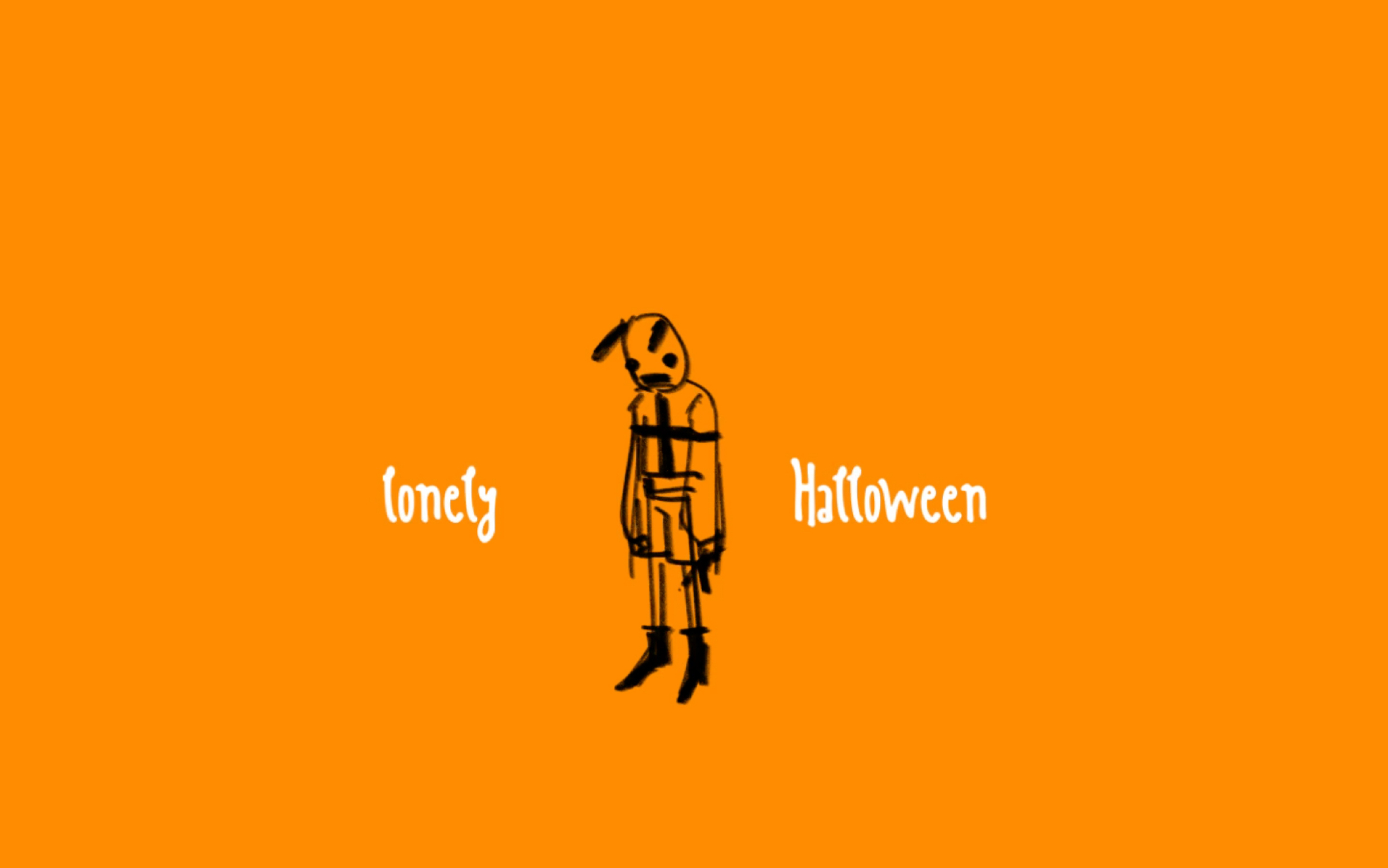 [图]【自设/亲友】lonely Halloween 手书