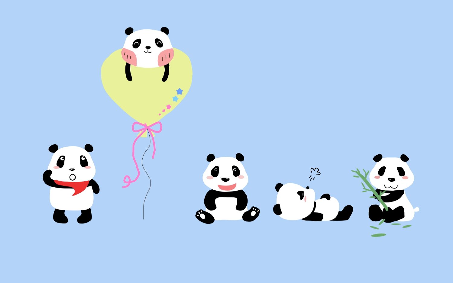 自制ae熊猫小动画