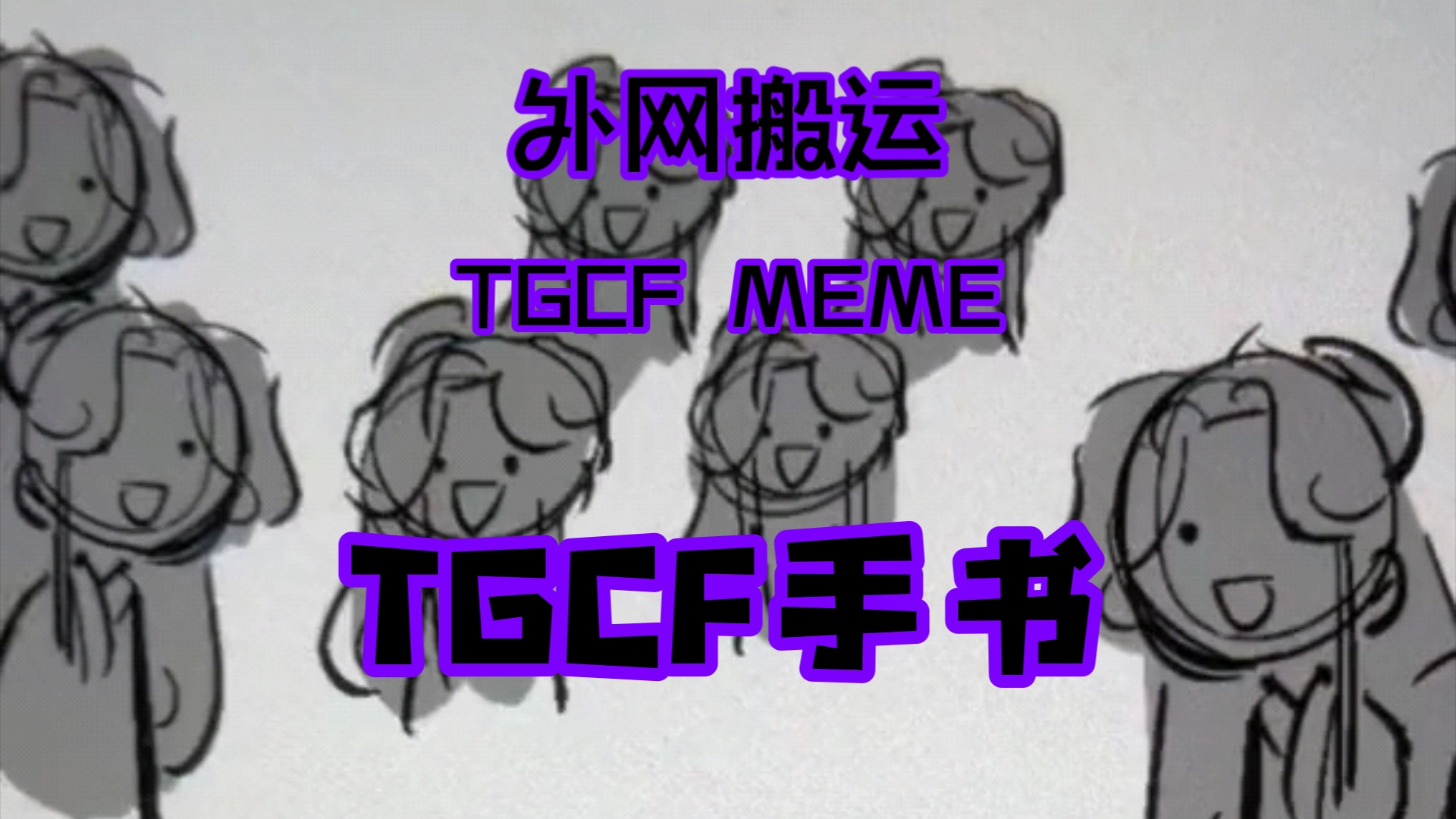 【外网搬运】外网粉丝TGCF MEME+手书+剪辑.zip哔哩哔哩bilibili