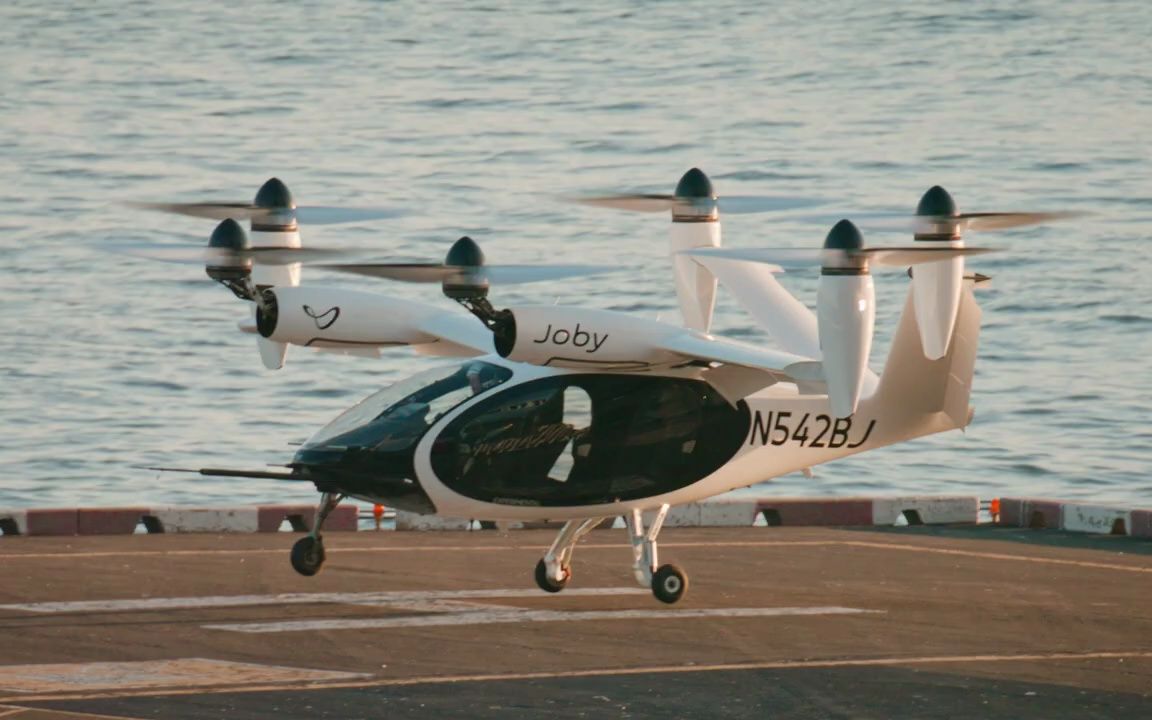 美国空的 joby 在纽约 完成了 有史以来第一次 电动空中出租车飞行!