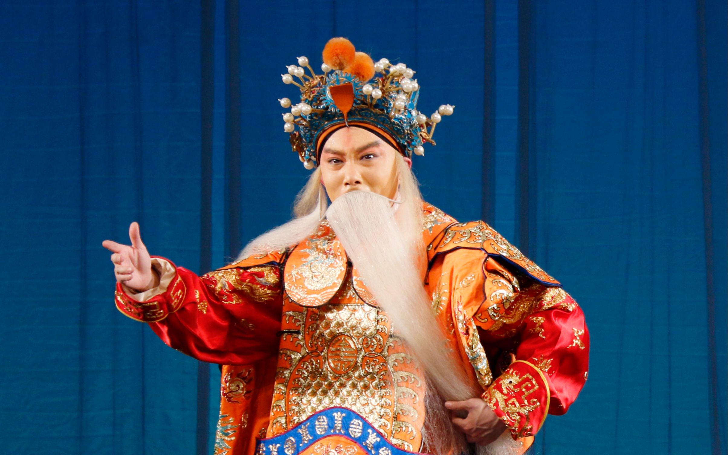 京剧《碰碑》程亮饰杨继业