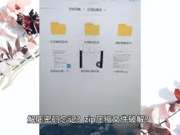 Download Video: 压缩包有密码但是不弹出框？解压文件不知道密码怎么办？