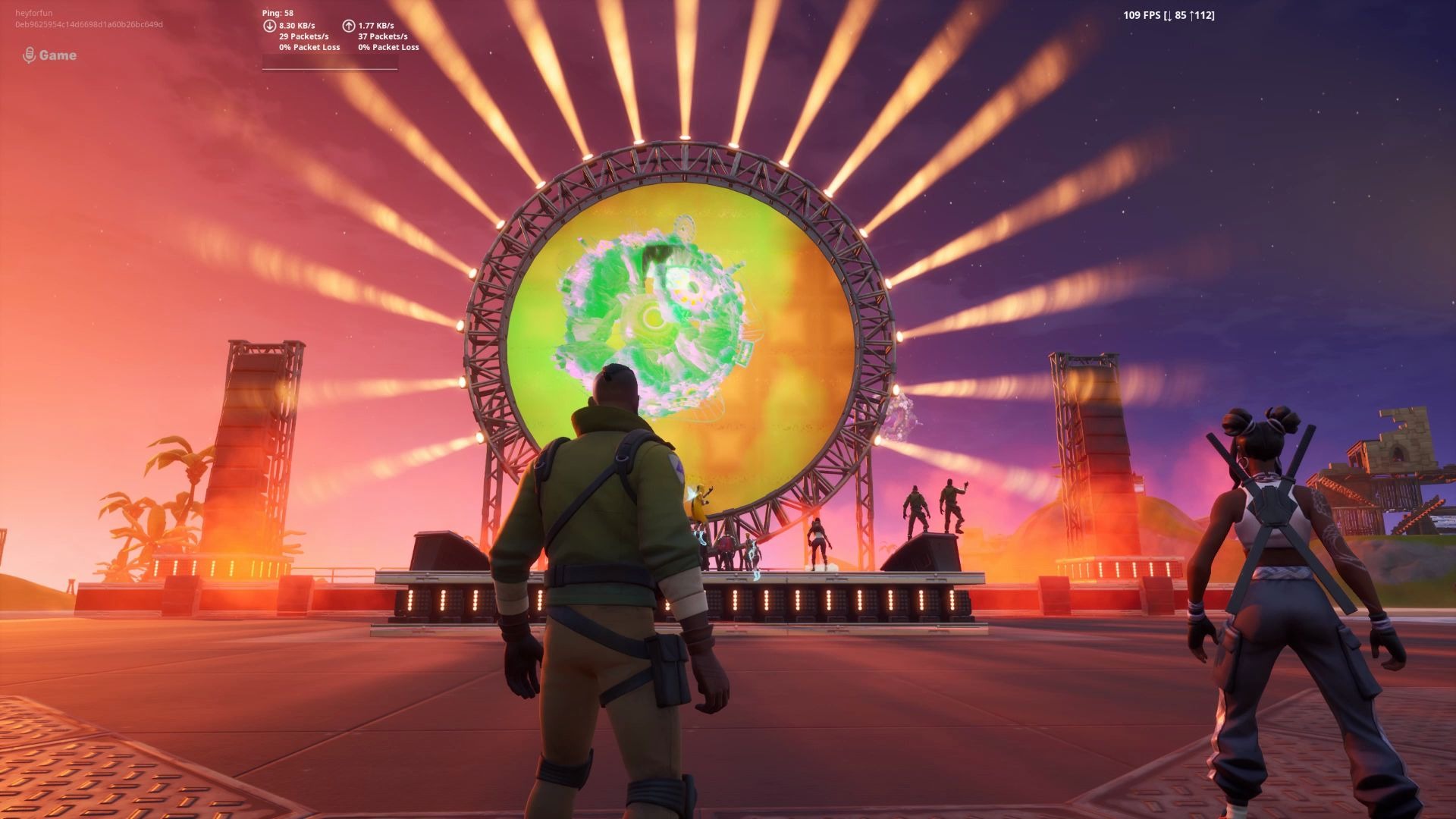 堡垒之夜travisscott跨界虚拟演唱会live尾场全程全epic画质录制