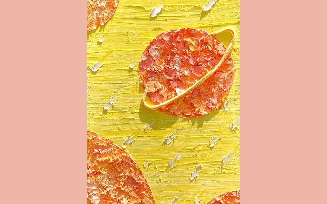 油画棒橘色星球_哔哩哔哩 (゜-゜)つロ 干杯~-bilibili