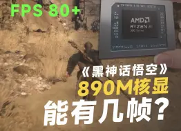 下载视频: AMD核显890M玩《黑神话悟空》能有几帧？附Ai9 Hx370跑分