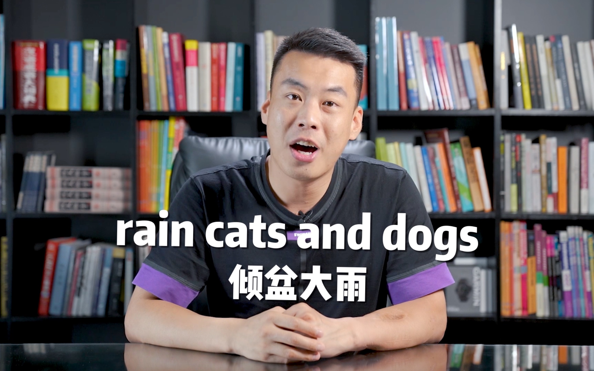 为什么It's raining cats and dogs是"倾盆大雨"?#英语##杨亮讲英文#哔哩哔哩bilibili