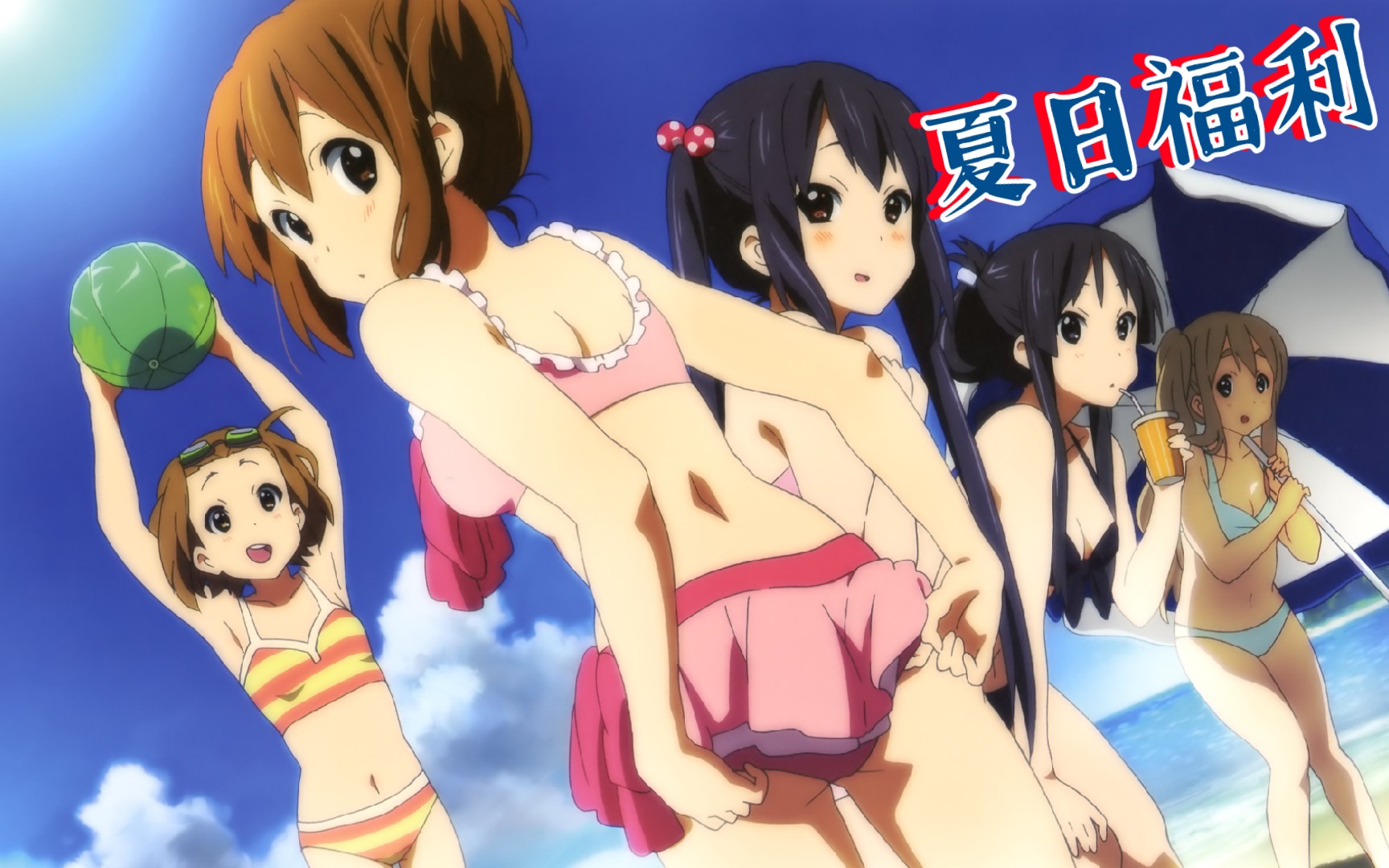 【轻音少女】自古七八出福利,温泉泳装夏日祭