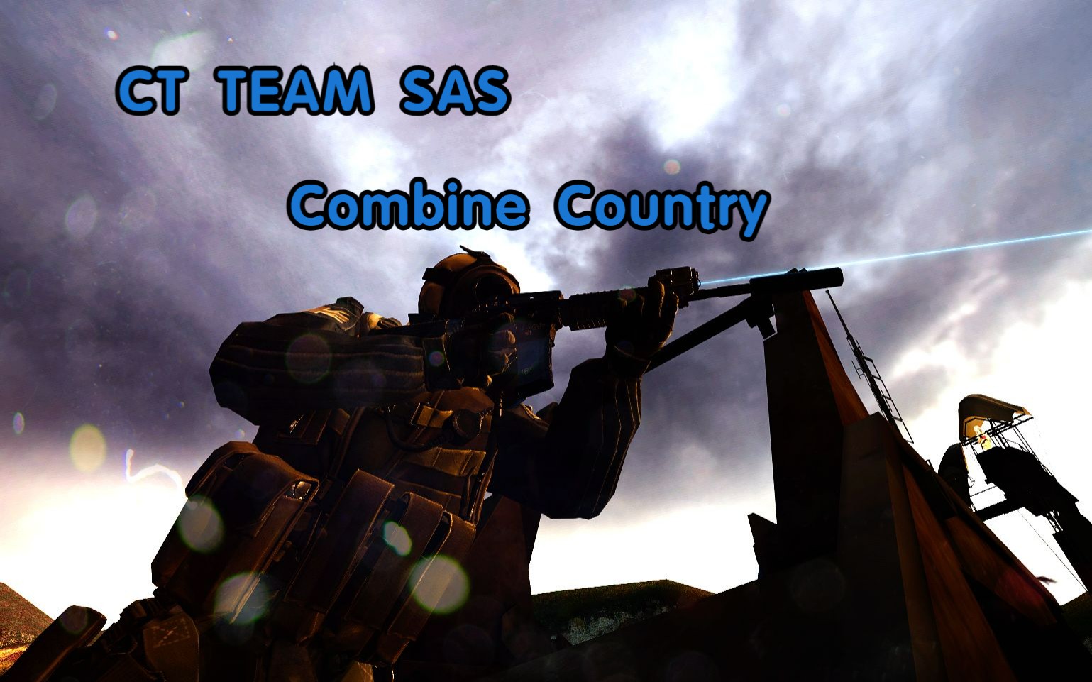 【gmod】m4a1?二十几年前就在用了 gmod创意工坊战役combine country