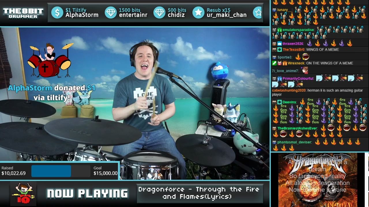 [图]The8bitDrummer // Through the Fire and Flames - DragonForce